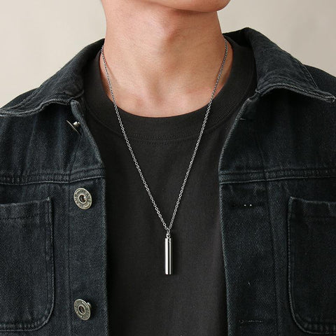 Necklace ,Cross Engraved,Cremation Urn Pendant-JW01231-Veeddydropshipping