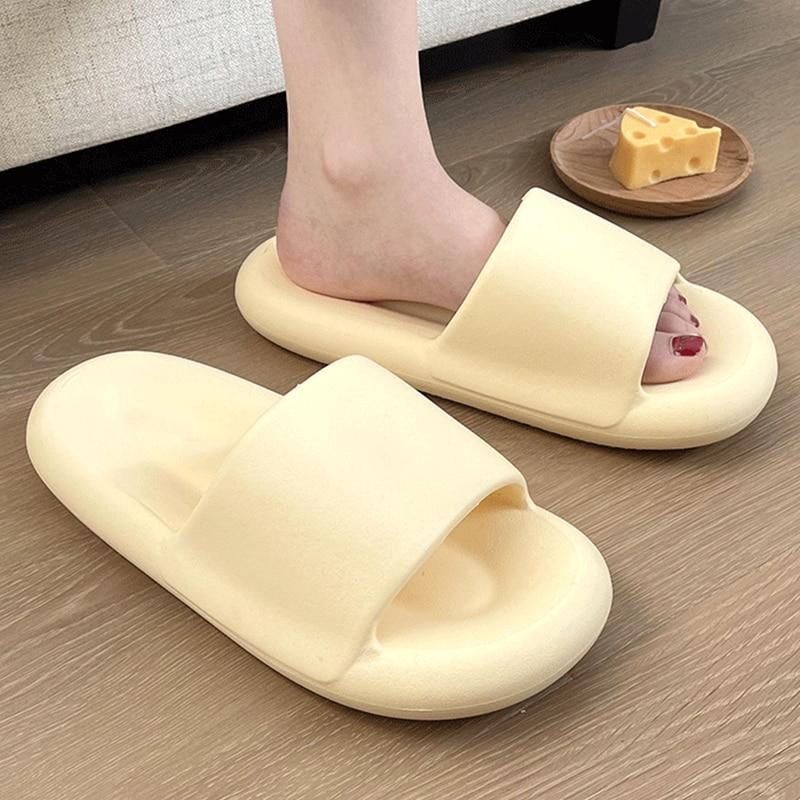 Couple Slides Summer Beach Shoes Ladies Thick Bottom-BS01074-Veeddydropshipping