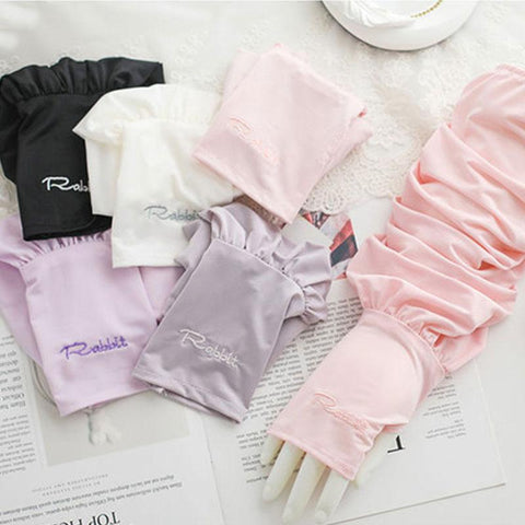 Sunscreen Long Length Ice Silk Sleeve-WF01218-Veeddydropshipping