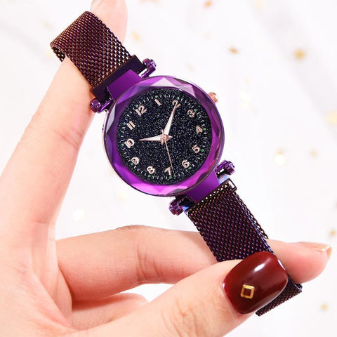 Luxury Women Watches Starry Sky Female Clock Quartz Wristwatch -JW01093-Veeddydropshipping