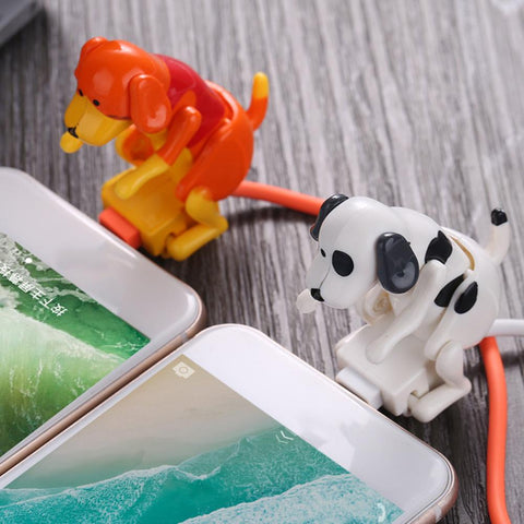 Funny Humping Dog Fast Charger Cable Data Cable For iPhone IOS/Android Mobile Phone -CE00170-Veeddydropshipping