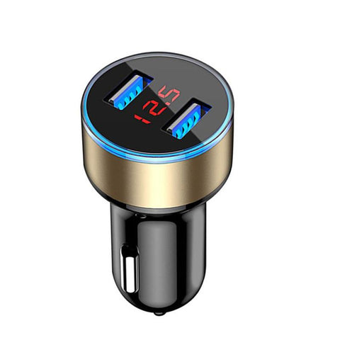 3.1A Dual USB Port LCD Display Car Auto Mobile Phone-PA01181-Veeddydropshipping