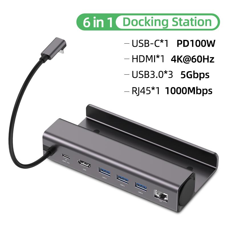 HDMI-compatible  Steam Deck Charging TV Base -CO00031-Veeddydropshipping
