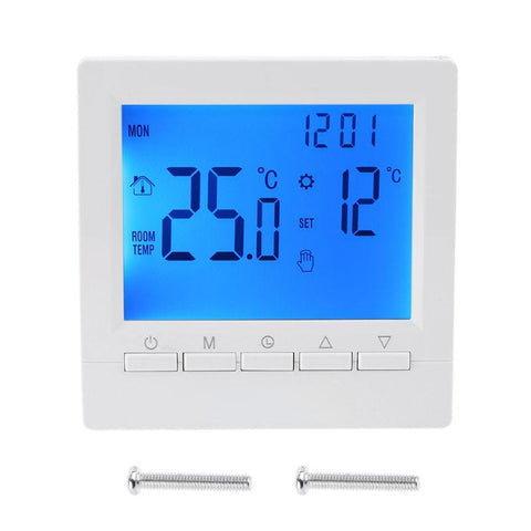 Digital Gas Boiler Thermostat 3A Weekly Programmable Room Temperature-TI01019-Veeddydropshipping