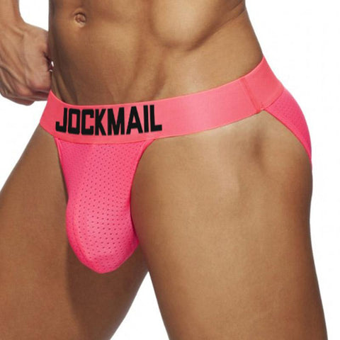 men underwear polyester fiber mesh boxer briefs sports breathable-MF01679-Veeddydropshipping