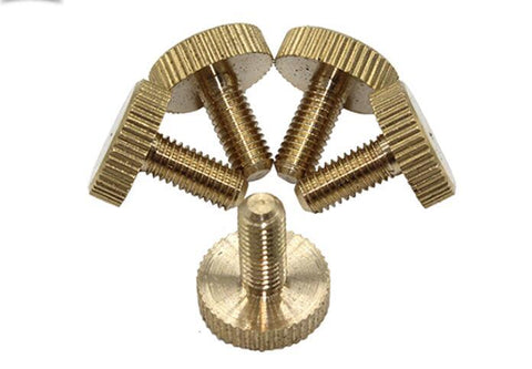 Knurled Brass head Hand tighten Thumb Screws-TI00579-Veeddydropshipping