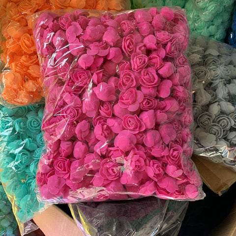 Foam Rose for Bear Artificial Flowers Diy Gifts-HA00645-Veeddydropshipping