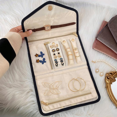 Jewelry Organizer Roll Case Watch Band Organizer Storage Bag-JW01740-Veeddydropshipping