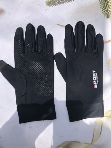 Ice Silk Half-finger Cycling Gloves for Men and Women Outdoor Sports Fitness -OS00990-Veeddydropshipping