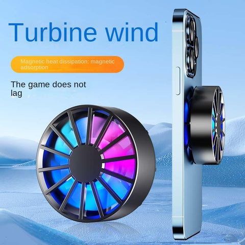 Magnetic Mobile Phone Air-cooled Radiator For Gaming PUBG Low Noise Fast Heat Dissipation-PA00690-Veeddydropshipping
