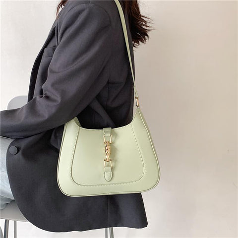 Side Bags For Women 2023 Trend Luxury Designer PU Leather Crescent-BS00107-Veeddydropshipping