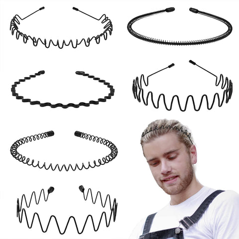 Style Sports Hairband Solid Color for Men-MF00849-Veeddydropshipping