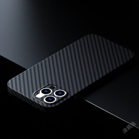 ultra thin 0.3mm PP carbon fiber pattern all-inclusive mobile phone case for iphone-PA00189-Veeddydropshipping