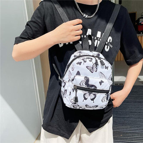 Small School Bags White milk Rucksack For Teen Girls Fashion-BS00303-Veeddydropshipping