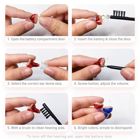 Small Inner Ear Invisible Hearing Aid-BH00808-Veeddydropshipping