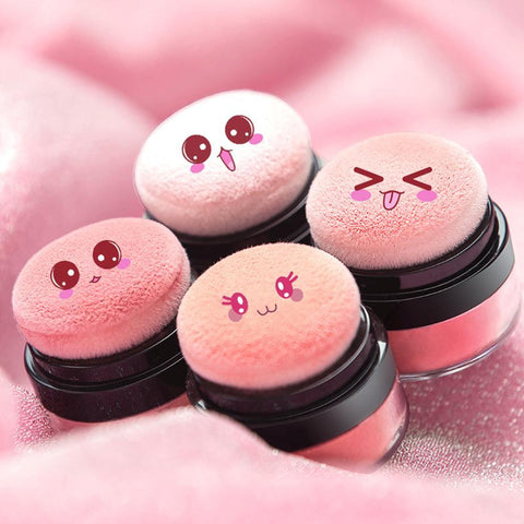 Soft Face Blusher Powder Cheek Rouge Nourishing-BH00685-Veeddydropshipping