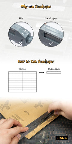3D Printing Resin+Metal Model Sand Paper Holder Glue-free Sanding Board-TB01469-Veeddydropshipping