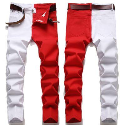 American style fashion stitching two-color blue and black-MF00439-Veeddydropshipping