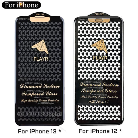 Cut Edge Luxury Tempered Glass For iPhone 14 12 Pro Max Screen Protector iPhone 13 11-PA00576-Veeddydropshipping