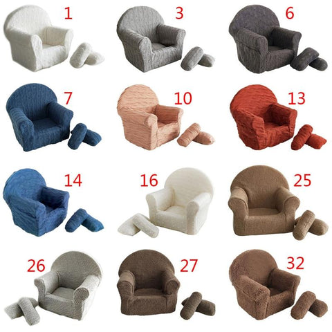 3 Pcs/set Newborn Baby Posing Mini Sofa Arm Chair Pillow Infant Photography-TB00774-Veeddydropshipping