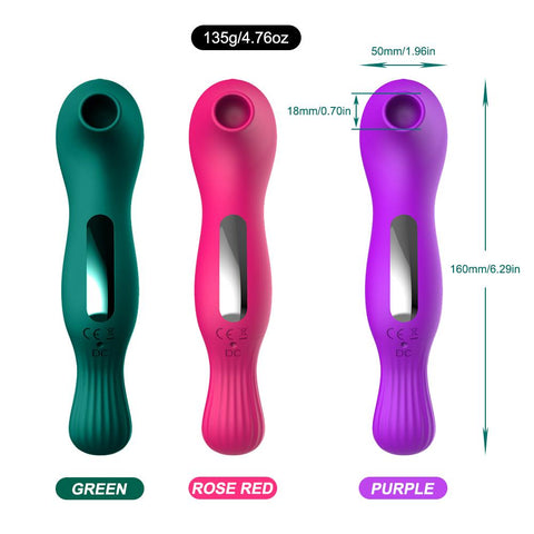 2 in1 Sucking Vibrators Female Masturbator clitoris stimulator Clit sucker Vibrator -BH01232-Veeddydropshipping