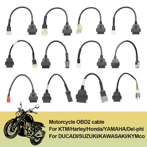 For KTM OBD2 Connector Motorcycle Motobike For YAMAHA For HONDA-AM00271-Veeddydropshipping