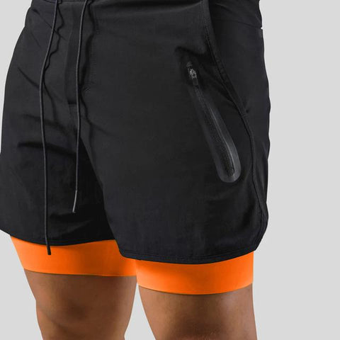 2023 New Street Fashion Shorts  In1 Double Layer Quick Dry Sports -OS00956-Veeddydropshipping