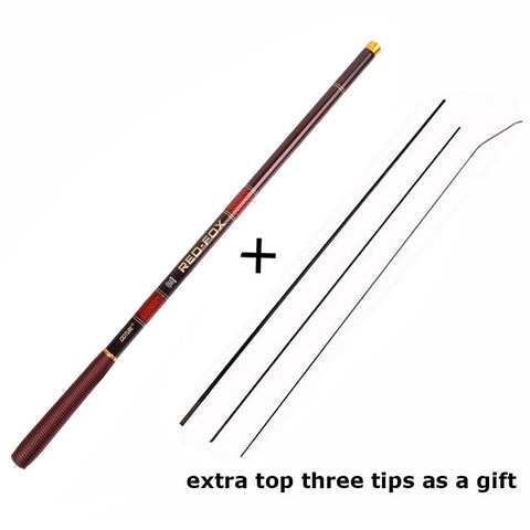 RED FOX Hand Tenkara Rod Ultra Light Stream Telescopic Fishing Rod Carbon Fiber -OS00359-Veeddydropshipping
