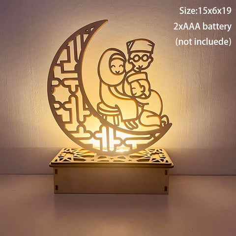 Muslim Ramadan Kareem Decoration Candle Led Lights-HA00350-Veeddydropshipping