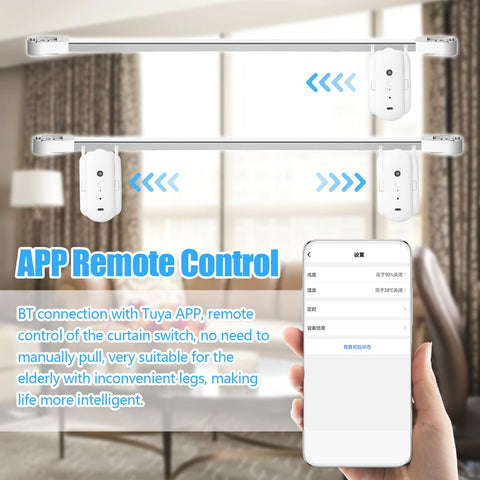 Tuya Smart Curtain Swithbot Bluetooth   Electric Curtain Robot APP Voice-TI01057-Veeddydropshipping