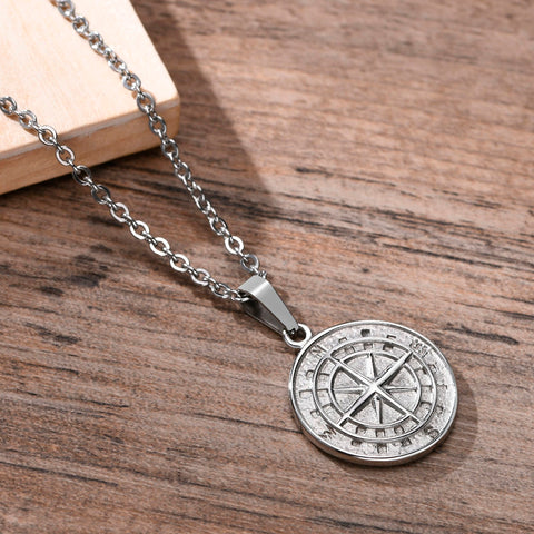 Necklaces  Pendant, Stainless Steel Cuban Figaro Wheat -JW01265-Veeddydropshipping