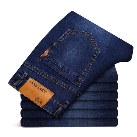 Jeans Business Casual Stretch Slim Denim Pants-MF00640-Veeddydropshipping