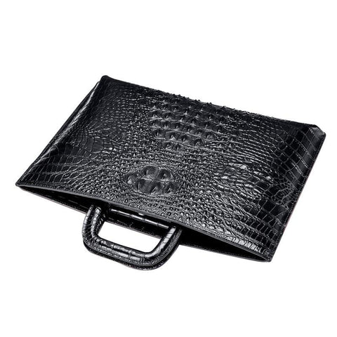 Genuine Leather Men&#39;s Briefcase Brand Men&#39;s Crocodile-BS00496-Veeddydropshipping