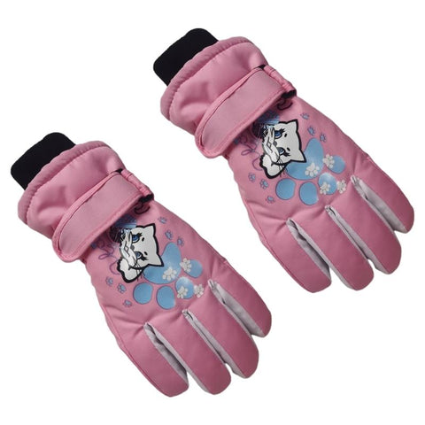 Kids Winter Warm Gloves Windproof For Children Boys Girls Ski Cycling-TB00462-Veeddydropshipping