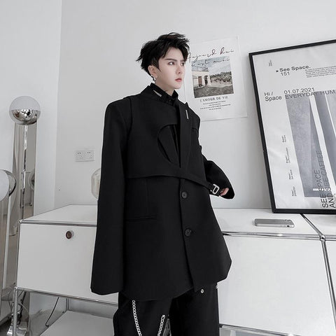 Casual Suit Coat Autumn New Men Fashion Handsome-MF01300-Veeddydropshipping
