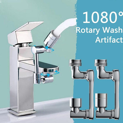 Faucet Extenders 1080° Rotary Aerator-TI00638-Veeddydropshipping