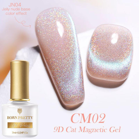 7ml 9D Laser Cat Magnetic Gel Nail Gel Pink Magnetic -BH00997-Veeddydropshipping