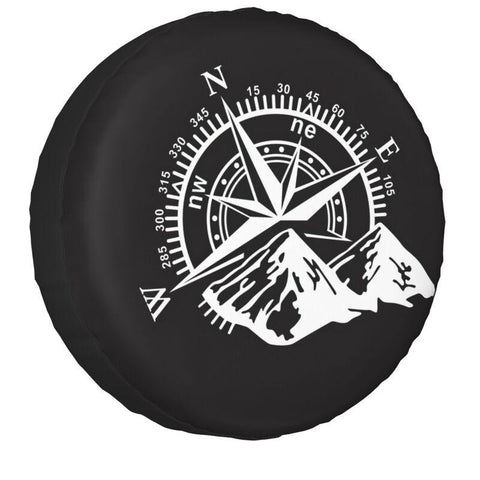 Mountain Spare Wheel Tire Cover for Toyota Land Cruiser Prado-AM00859-Veeddydropshipping
