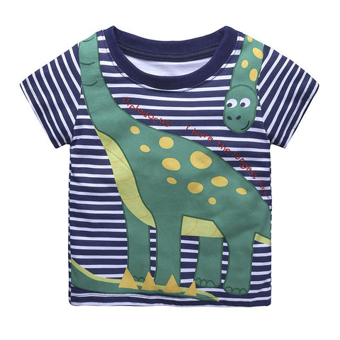 Children T-shirt 1-6Y Casual Fashion Summer Toddler Baby Boys T-shirt-TB01124-Veeddydropshipping