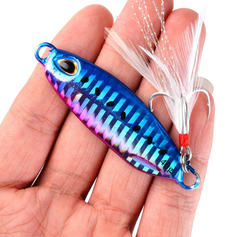 Aorace 1PC 10g-40g Metal Jig Lure Slow Jig Shore Casting Jigging Lure Trout Tuna Fish-OS00397-Veeddydropshipping