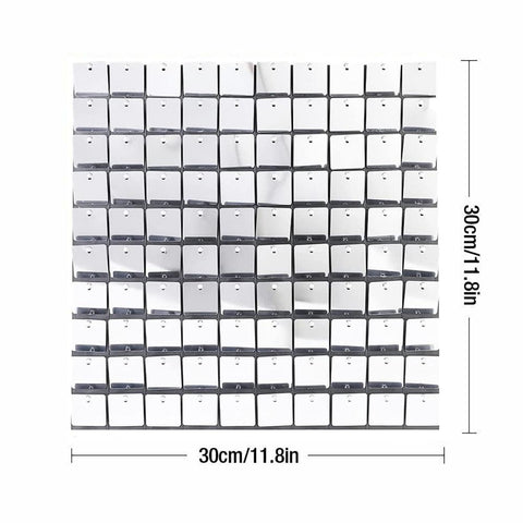 Backdrop Crystal Pneumatic Panel Sequins Art Wall-HA00238-Veeddydropshipping