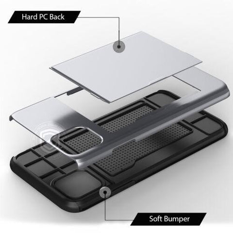 For Apple iPhone 14 13 12 11 Pro Max mini XS XR X 8 Plus Case Wallet Card Cover-PA00099+Veeddydropshipping