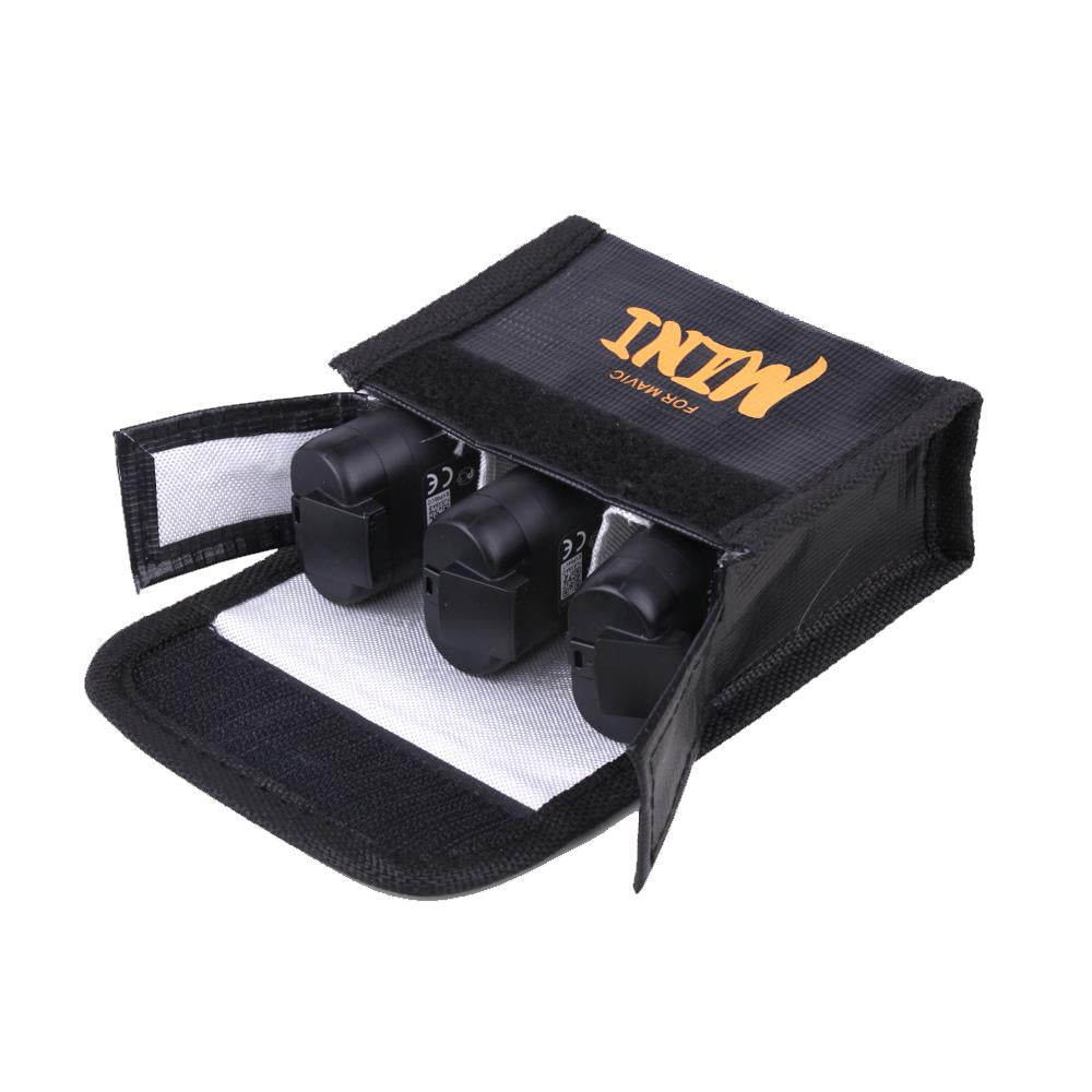 Lipo Battery Case Explosion-Proof Safe Storage Bag for DJI Mavic Mini/Mini 2 Drone -CE00208-Veeddydropshipping