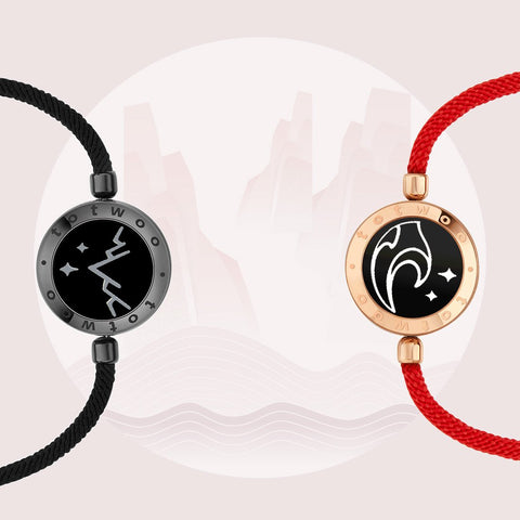 long distance touch Bracelets for Couplesrelationship gifts light up-JW00005-Veeddydropshipping