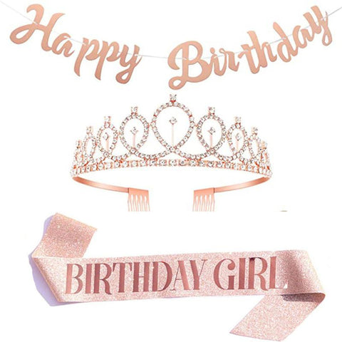 Birthday Queen Party Shoulder Strap Girdle Supplies-HA00606-Veeddydropshipping