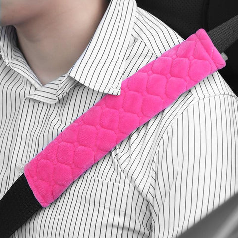 Seat Belt Covers Warm Plush Safety Belts Shoulder Protection-AM01433-Veeddydropshipping