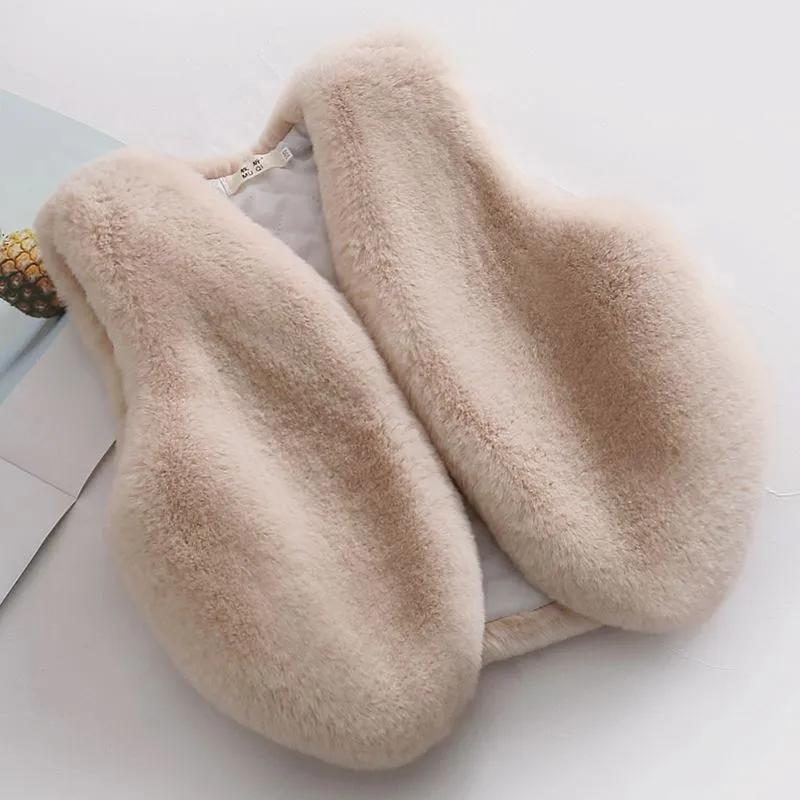Baby Children Vest Outerwear Boys Girls Faux Fur Waistcoat-Veeddydropshipping