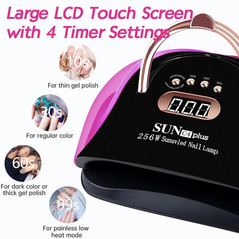 Nail Lamp Gel Nail Light  Dryer with Professional for Nail Art-BH01085-Veeddydropshipping