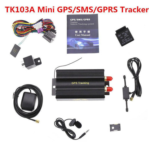 GSM/GPRS Tracking Vehicle Car GPS Tracker Tk103A GPS103A Real Time-AM00725-Veeddydropshipping