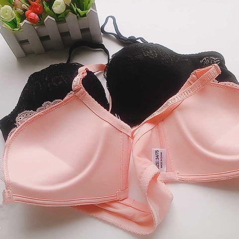 Women Sexy Lace Wireless Bra-WF00991-Veeddydropshipping